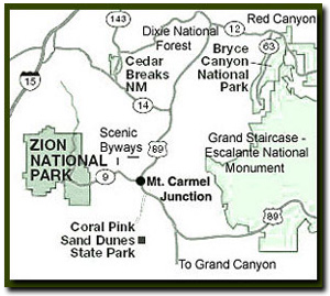 Bryce Canyon Map