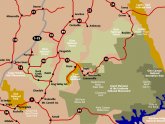Southern Utah map National Parks