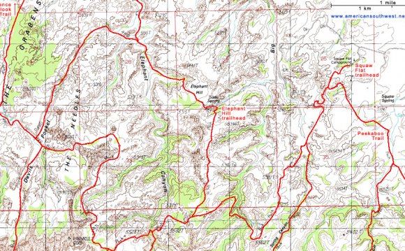 Maps of Utah National Parks
